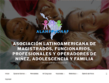 Tablet Screenshot of alatinoamericana-naf.com